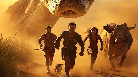 Reuzen-mutantpython versus dappere helden: de ongelooflijke redding van de rode koe!