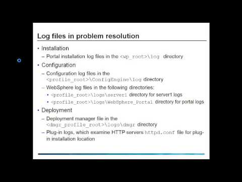 TroubleShooting WebSphere Portal