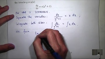 Separable Differential Equations