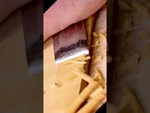 ahşap oymada en önemli şek keskin iskarpela #ahşapoyma #woodworking #asmr