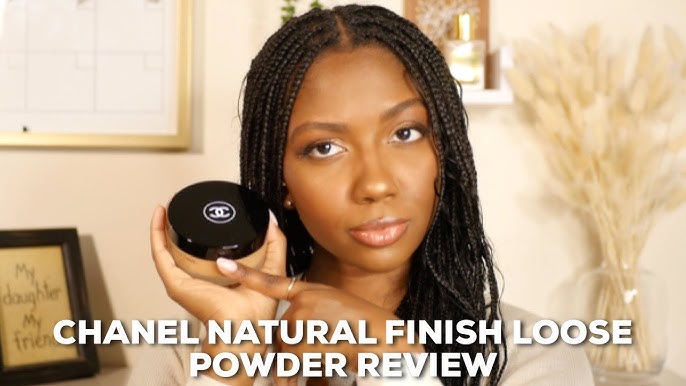 CHANEL MAKEUP LOOSE POWDER, Review Natural Finish Loose Powder, Shade 20