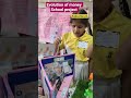 evolution of money school project | #kidstelugu #kidshistory #schoolproject #evolutionofmoney