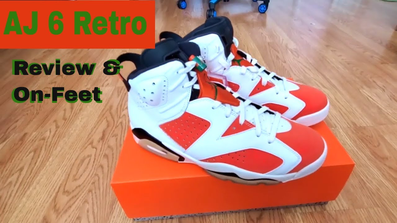 jordan 6 gatorade on feet