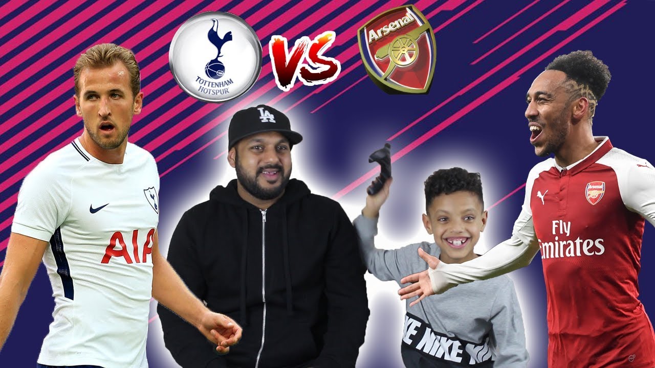 TOTTENHAM VS ARSENAL FIFA 18!! DAD VS SON!! TASH BALLER!!
