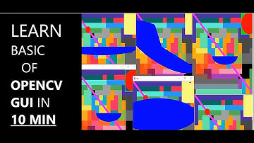 Basic GUI ,OpenCV in 10 mins.| IMAGE PROCESSING || FUN LEARN