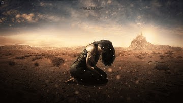 Alone in the desert - Adobe Photoshop CC Photo Manipulation - by Fabian Kozdon