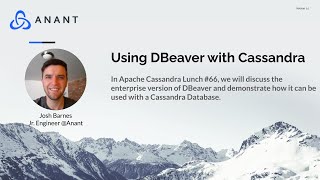 Apache Cassandra Lunch #66: Using DBeaver with Cassandra