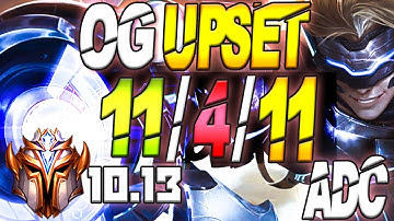 OG Upset Plays Ezreal vs Varus Bottom Lane - 10.13