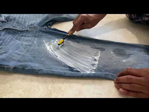 Video: How To Remove A Stain On Jeans
