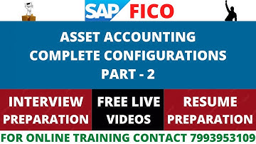 ASSET ACCOUNTING CONFIGURATIONS IN SAP FICO, COMPLETE ASSET ACCOUNTING CONFIGURATIONS IN SAP FICO