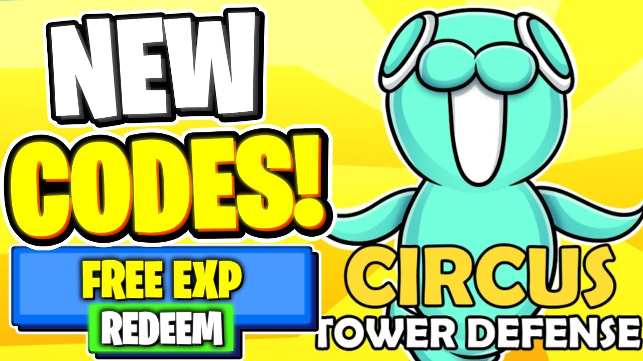 *NEW* ALL WORKING CODES FOR Circus Tower Defense IN APRIL ROBLOX Circus ...