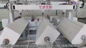 MFG Master 5  axis CNC foam core specific machine, Efficiency Enhancer 500%!   blade molding machine
