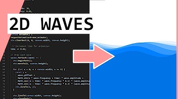 ASMR Programming - Moving 2D WAVES - No Talking [4K - HQ]