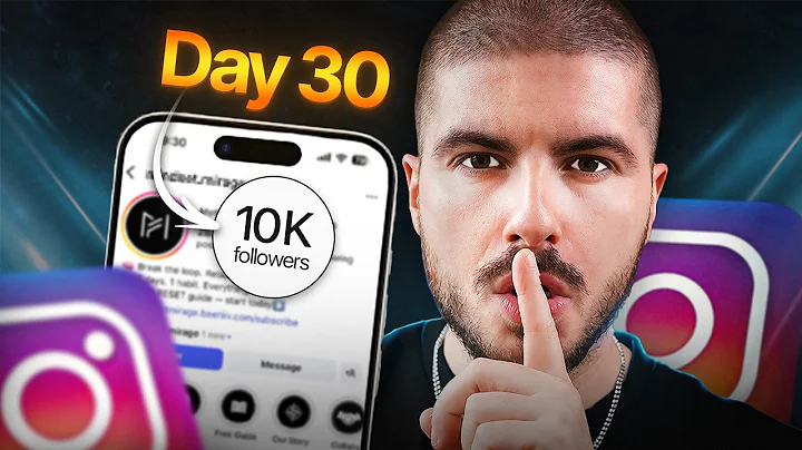 How to go from 0 to 10k followers in 1 month (Step by step)