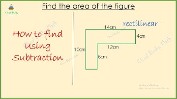 How to find AREA of Compound/Composite Shapes using Subtraction (IRREGULAR FIGURES)#mathmatters