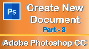Create New Document - Adobe Photoshop CC 2019