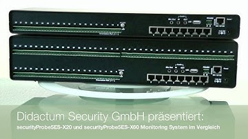 Anbindung externer Systeme über potentialfreie Kontakte an securityProbe5ES X20/X60 AlarmServer