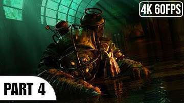 Bioshock Gameplay Walkthrough Part 4 + Ending [4K 60FPS] No Commentary
