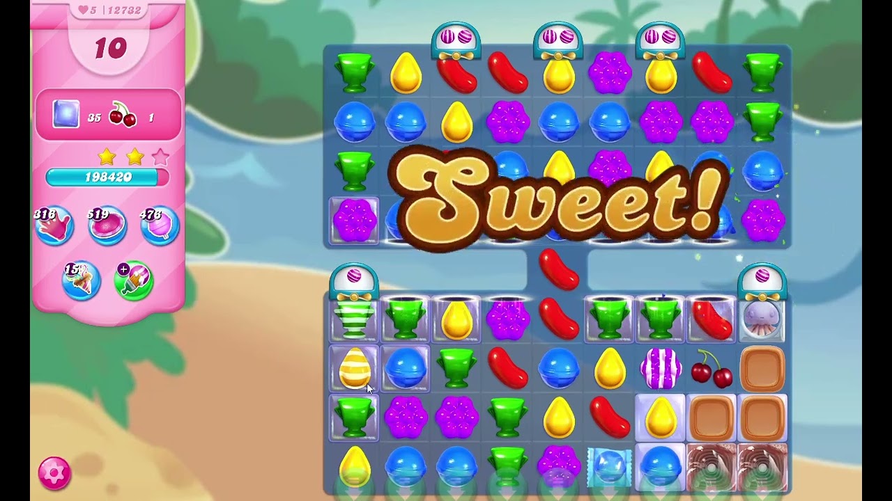 Candy Crush Saga Level 12732 - YouTube