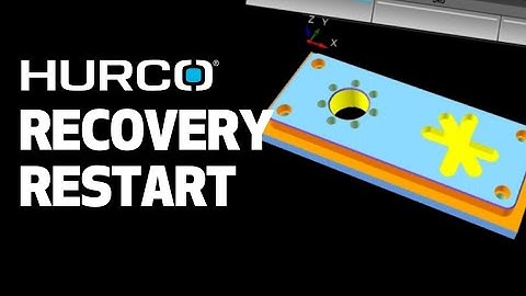 How to use Recovery Restart: Conversational CNC Programming (2019)