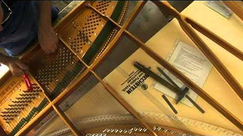 Manufacturing of Bechstein Pianos 7/12 - Strings and tuning pins