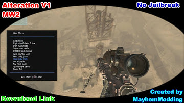 Mw2 CFG Menu [USB] Alteration