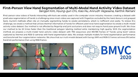 First-Person View Hand Segmentation of Multi-Modal Hand Activity Video Dataset