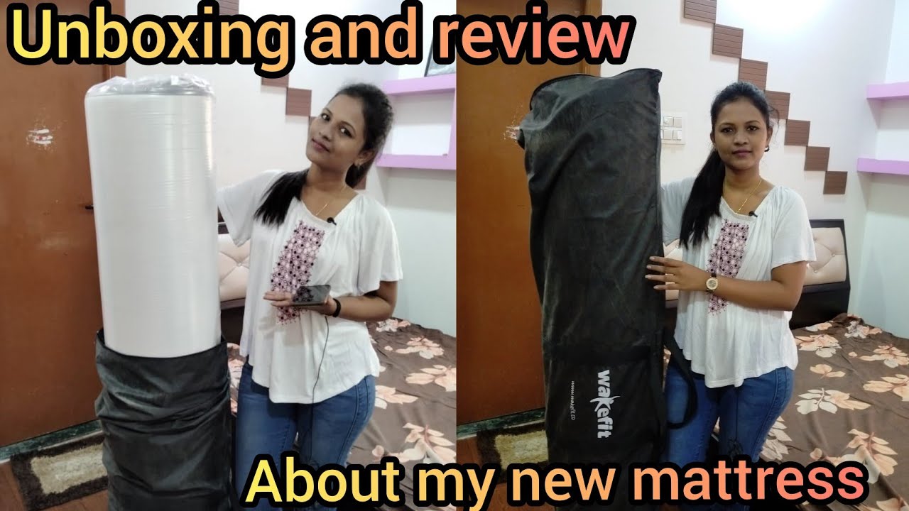 Unboxing and review about wakefit orthophodic memory foam mattress