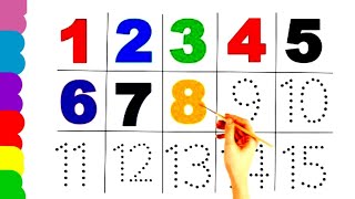 Learn 1 to 100 counting| 123 ginti| counting 1 to 15 easily||