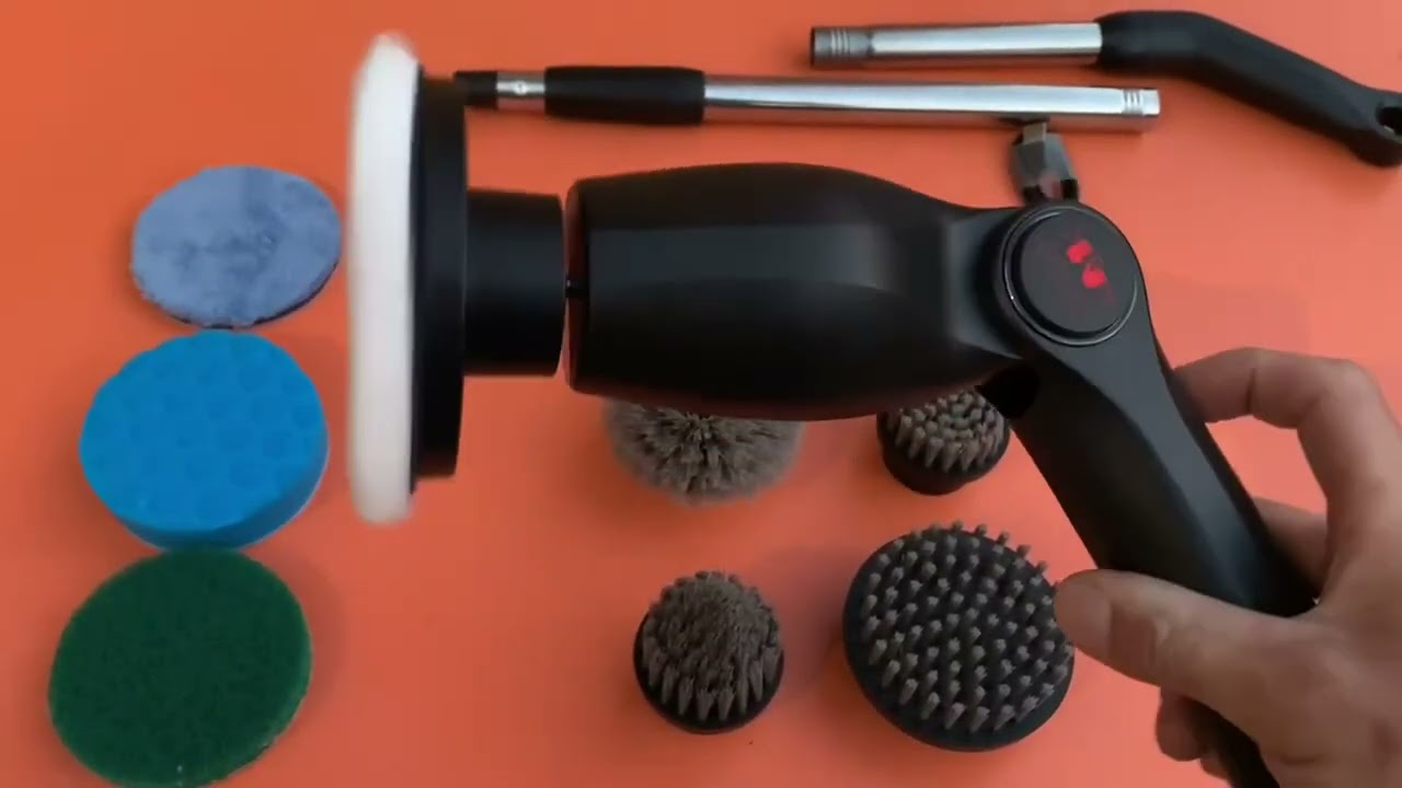 Brosse électrique Nettoyante Rotative - 8 Têtes Incluses - 90 Min D'autonomie - Puissant Et étanche IPX7 - Pour Salle De Bain, Carrelage, Voiture, Cuisine