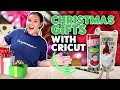 Christmas Gifts with Cricut - Pen Wraps, Christmas Wine Bag and Retro Gifts!