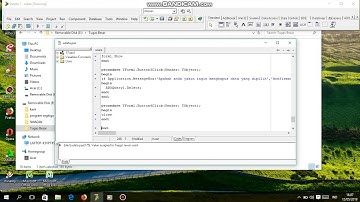 Cara Membuat Part 2 isi kodingan Program Delphi7 tentang Penjualan mobil