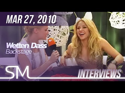 Shakira | 2010 | Backstage at Wetten Dass Interview