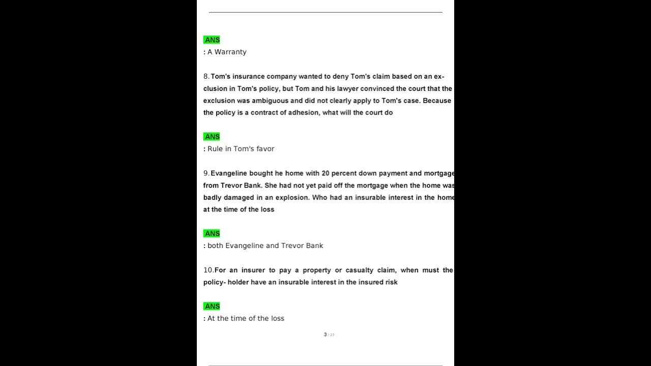 WebCE Life and Health Insurance Final Exam Latest Questions and Answers