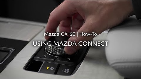 The Mazda CX-60 - How to navigate around MazdaConnect including Apple CarPlay and Android Auto
