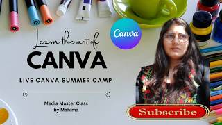 "How to Make Your Dream Poster with Canva", Canva Summer Camp Day 2 | Dream Poster Challenge.
