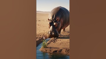 The bear saved the guava plant from drying up by watering it | 😭 #ai #tree #save #watering