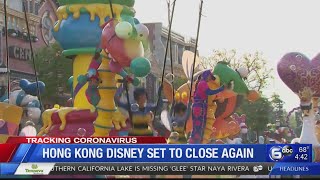 Hong kong disneyland park is closing temporarily following the
city’s decision to ban public gatherings of more than four people
because coronavirus p...