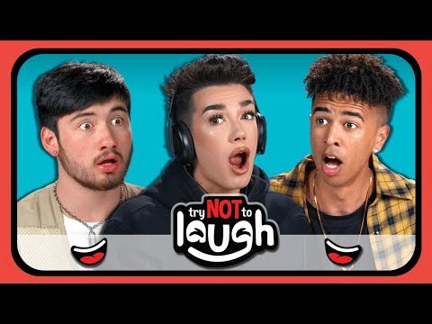 youtubers-react-to-try-to-watch-this-without-laughing-or-grinning-#28