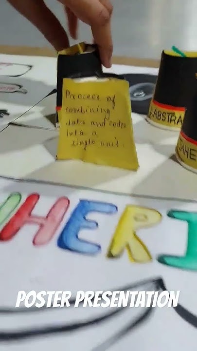 POSTER PRESENTATION on OBJECT ORIENTED PROGRAMMING. #science #coding # ...