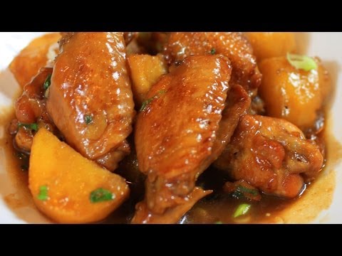 chicken-wings-with-potatoes-recipe-/-燒雞翅土豆