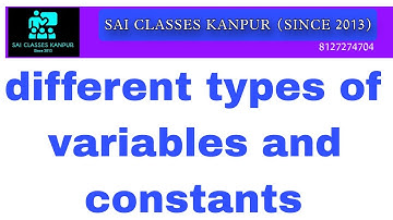 types of variables and constants - physics- unit and dimension