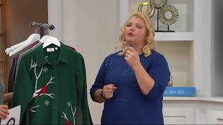 Quacker Factory Winter Birds Embroidered Fleece Jacket on QVC
