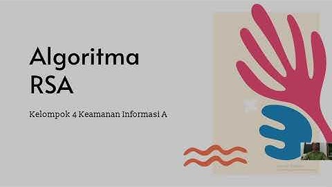 ALGORITMA RSA- Keamanan Informasi - 5A