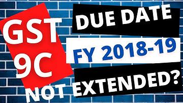 GST due date extended | Gstr 9 and 9c FY 2018-19 due date  not to be extended? CNBC Tweet