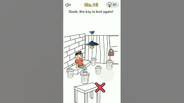 Brain Out Escape Room Level 16 || gosh, the key is lost again.