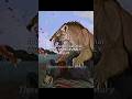 4 extinct big cats that were unbelievably giant #prehistoric #bigcat #smilodon #lion #cheetah
