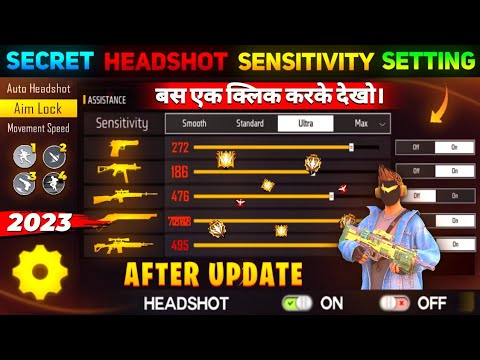 Free Fire Auto Headshot Trick 2023 Sensitivity 