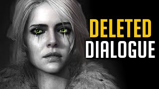Witcher 3: Deleted Dialogue with Ciri.  [Analysis Included]