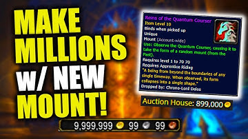 Make MILLIONS w/ Quantum Courser Mount in 10.1.5! Prepare NOW ! WoW Dragonflight Goldmaking